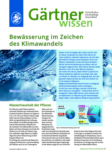 Gw Bewässerung Im Zeichen Des Klimawandels (2023)